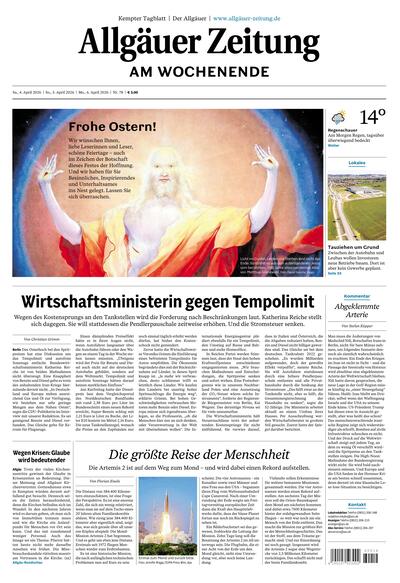 Allgäuer Zeitung Kempten 2026-04-04