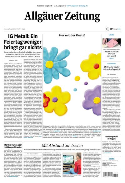 Allgäuer Zeitung Kempten 2026-04-07