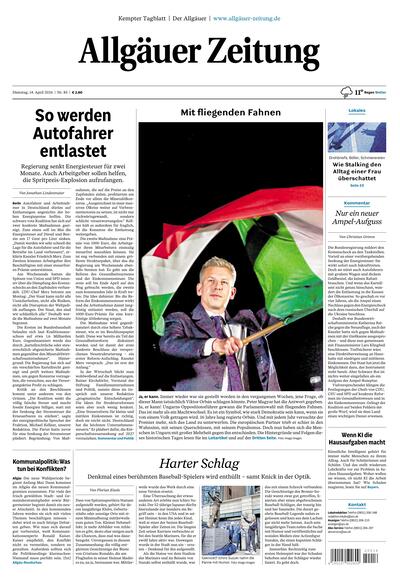 Allgäuer Zeitung Kempten 2026-04-14