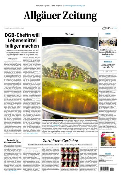 Allgäuer Zeitung Kempten 2026-04-17