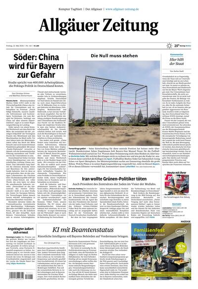 Allgäuer Zeitung Kempten 2026-05-22