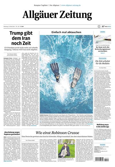 Allgäuer Zeitung Kempten 2026-05-26