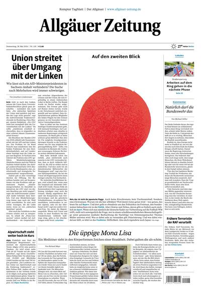 Allgäuer Zeitung Kempten 2026-05-28
