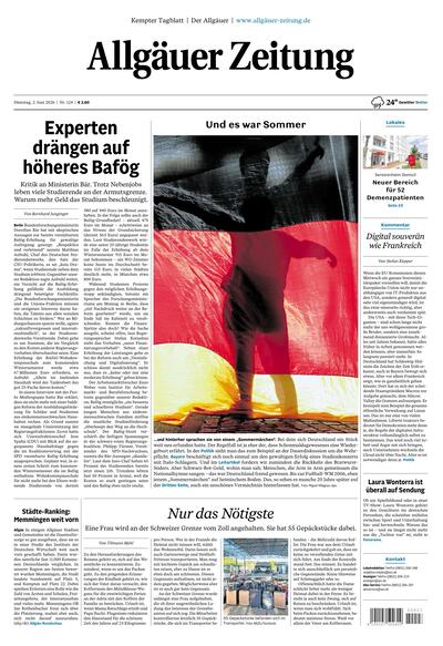 Allgäuer Zeitung Kempten 2026-06-02