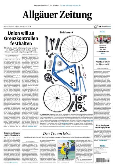 Allgäuer Zeitung Kempten 2026-06-03